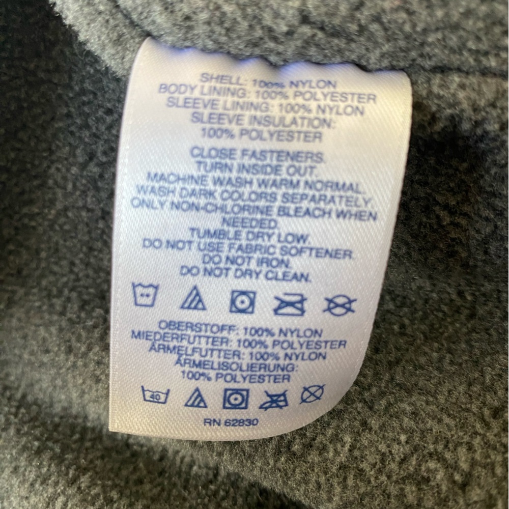 Lands’ End Women’s Squall Weatherproof Barn Fleece Puffer Jacket size Small 6–8 - Picture 11 of 12